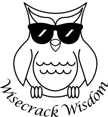 Wisecrack Wisdom owl in sunglasses